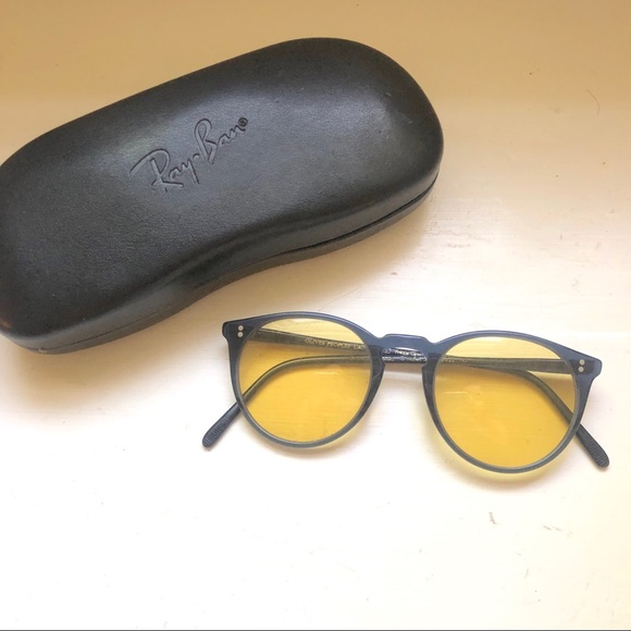 oliver peoples blue sunglasses
